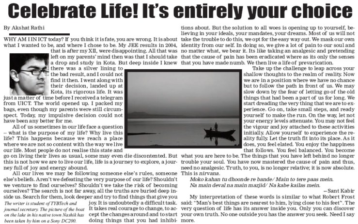 The Spirit, Vol. 1, Issue 1, Page 2